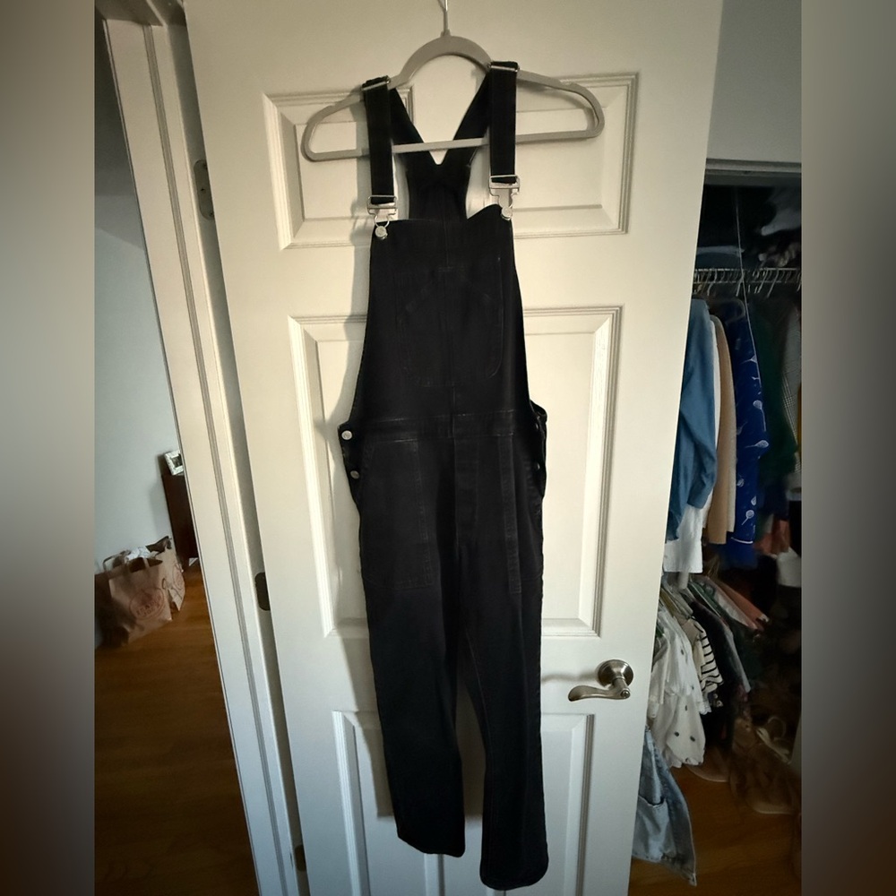 Gap 1969 Black Denim Overalls